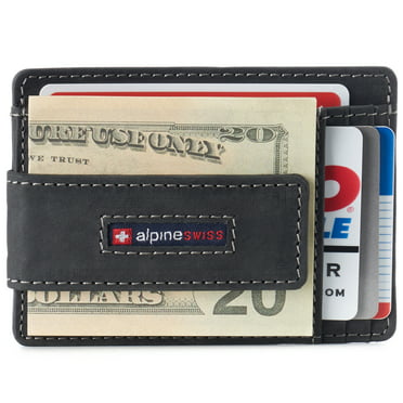 Mens Students Short Ultra-thin Card Package Money Clips Fashion Canvas Wallets 
